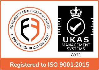 Forefront Certification Limited / UKAS Mangement Systems - Registered to ISO:9001:2015